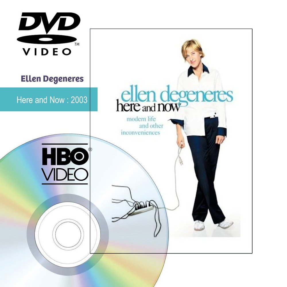 DVD: Ellen Degeneres : here and now  Stand Up show